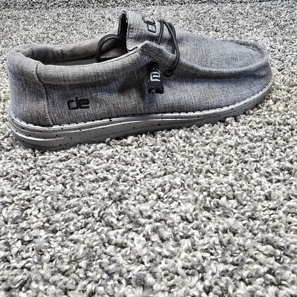 Hey Dude  Wally L Stretch Shoes Men Size 9 Gray